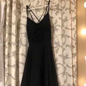 Black formal dress